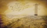 Consalnet Világító torony anzix poszter, fotótapéta, Vlies (104 x 70,5 cm)