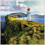 Consalnet Világító torony, vászonkép, 80x80 cm méretben