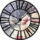 Consalnet Virág az óra mögött vlies poszter, fotótapéta 21005VEZ1 /208x208 cm/