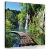 Consalnet Vízesés, vászonkép 80x80 cm méretben