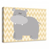 Consalnet Víziló, vászonkép, 70x50 cm méretben