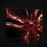 Consalnet Vörös virág, vászonkép, 60x40 cm méretben