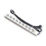 Conteg hálózati elosztó 19" 9xschuko (DP-RP-09-SCHU) (DP-RP-09-SCHU)
