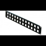 Conteg patch panel 19" 3U 48p UTP portok nélkül (PP-03-48) (PP-03-48)