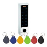Control érintőgombos kültéri, rádiós, ujjlenyomatolvasós RFID kódzár (KIT-CON-RF)