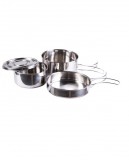COOK SET STAINLESS STEEL 4-PCS. - Főzőedény készlet, rozsdamentes acél, 4 db-os