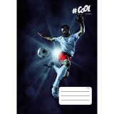 COOL BY VICTORIA Sport kockás, 87-32 tűzött füzet, A4-es