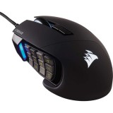 Cooler Master Corsair Scimitar Elite RGB optikai egér (USB, fekete)