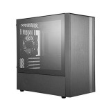 Cooler Master MasterBox NR400 táp nélküli ablakos Micro ATX ház fekete (MCB-NR400-KGNN-S00) (MCB-NR400-KGNN-S00)