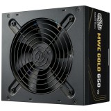 Cooler Master MWE Gold 650 V3 ATX 3.1 nem moduláris tápegység, 80+ Gold, 650W - MPE-6502-ACAAG-3BEU