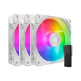 Cooler Master SickleFlow Edge 120 ARGB 3-pack Fan Kit White Edition Számítógép ház Ventilátor 12 cm Fehér 3 db
