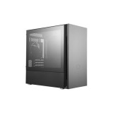 Cooler Master Silencio S400 (mini torony, mikro-ATX, ablakos, fekete)