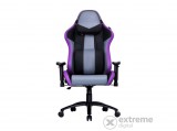 COOLERMASTER Cooler Master Gaming Caliber R3 Gamer karosszék Párnázott ülés Szürke, Lila, Fekete