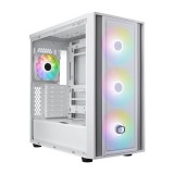 COOLERMASTER Cooler Master MasterBox 600 ATX miditorony számítógépház , fehér - MB600-WGNN-S00
