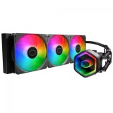 COOLERMASTER Cooler Master MasterLiquid 360 Core II CPU vízhűtés, ARGB, fekete - MLW-D36M-A18PA-R1