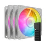 COOLERMASTER Cooler Master Mobius 120P ARGB 3-pack házventilátor szett, fehér - MFZ-M2DW-243P2-R1