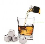 COOLING CUBES jégkocka szett 4db-os, acél hűtőkövek, bársony tokban