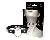 Coquette - strasszos choker szív medállal (fekete)
