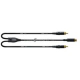 Cordial CFY 0.3 ECC Y-Adapter 0,3m fekete RCA anya - 2x RCA apa kábel (CFY_0.3_ECC)
