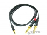 Cordial CFY 1,5 WPP Y adapter, fekete, 1,5m