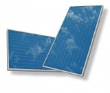 Cordivari prémium extra nagy horizontális 2,5 m2 napkollektor kék abszorberrel, rézcsöves síkkollektor 85 mm vastag alumínium keret 5 év garanciával