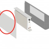Cordivari Ventana Built-In 2000 beépíthető fancoil előlap hőszivattyú rendszerekhez