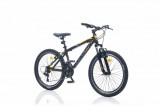 Corelli Snoop 3.2 24 MTB gyerek könnyűvázas kerékpár Fekete-Narancs