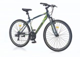 Corelli Trivor 5.1 könnyűvázas férfi crosstrekking kerékpár 18" Grafit-Zöld
