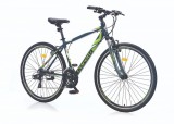 Corelli Trivor 5.1 könnyűvázas férfi crosstrekking kerékpár 18" Grafit-Zöld