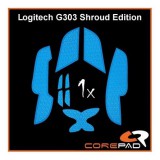 Corepad logitech g303 shroud edition gaming soft grips kék cg71800
