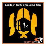 Corepad Logitech G303 Shroud Edition Soft Grips narancssárga (CG71900) - Egér markolat
