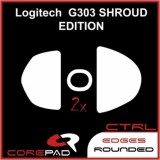 Corepad Skatez CTRL 612, Logitech G303 Shroud Edition, egértalp (2 db)