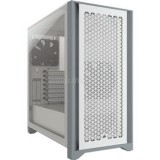 Corsair 4000D Airflow Edzett Üveg Mid-Tower, Fehér (CC-9011201-WW)