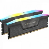Corsair 64GB DDR5 5200MHz Kit(2x32GB) Vengeance RGB AMD Expo Black CMH64GX5M2B5200Z40K