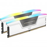 Corsair 64GB DDR5 6000MHz Kit(2x32GB) Vengeance RGB White CMH64GX5M2B6000C30W
