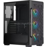 Corsair iCUE 220T RGB Airflow Edzett Üveg Mid-Tower Smart Gépház, Fekete (CC-9011173-WW)