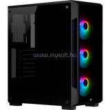 Corsair iCue 220T RGB Fekete Front Glass Edition (CC-9011190-WW)