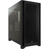 Corsair iCUE 4000D RGB AIRFLOW táp nélküli ablakos ház fekete (CC-9011240-WW) (CC-9011240-WW)