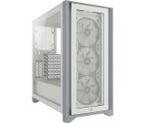 Corsair iCUE 4000X RGB Tempered Glass fehér