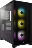 Corsair iCUE 4000X RGB Tempered Glass táp nélküli ablakos ház fekete (CC-9011204-WW)