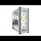 Corsair iCUE 7000X RGB Tempered Glass Számítógépház - Fehér (CC-9011227-WW)