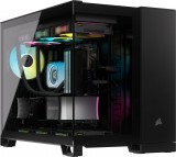 Corsair iCUE LINK 2500X RGB Micro ATX Dual Chamber Tempered Glass Black CC-9011267-WW