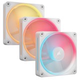 Corsair iCUE LINK LX120-R RGB Számítógép ház Ventilátor 12 cm Fehér 3 db