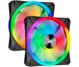 Corsair iCUE QL140 RGB PWM fekete 2db + L. N. Core
