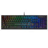 Corsair K60 RGB PRO CHERRY VIOLA Mechanikus Gamer Billentyűzet USB, ENG (fekete) (CH-910D019-NA)