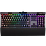 Corsair K70 RGB MK.2 Low Profile Rapidfire Cherry MX mechanikus billentyűzet (US, USB, fekete)