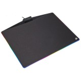 Corsair MM800 RGB POLARIS gaming egérpad, 350x260x5mm, 15 zónás RGB, textil szövésű felület, fekete
