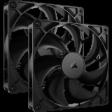 Corsair RS140 140mm PWM Rendszerhűtő ventilátor 2db - Fekete (CO-9050191-WW)