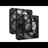 Corsair RX140 MAX 140mm PWM Rendszerhűtő ventilátor 2db - Fekete (CO-9051044-WW)