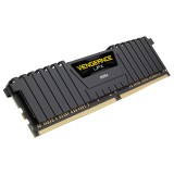 Corsair Vengeance CMK8GX4M1D3000C16 LPX 8GB DDR4-3000MHz, fekete gamer memória